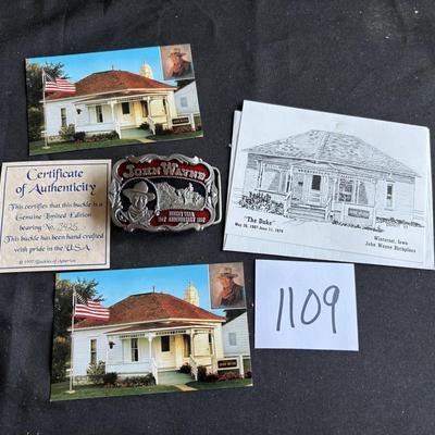 John Wayne Handcrafted Buckle