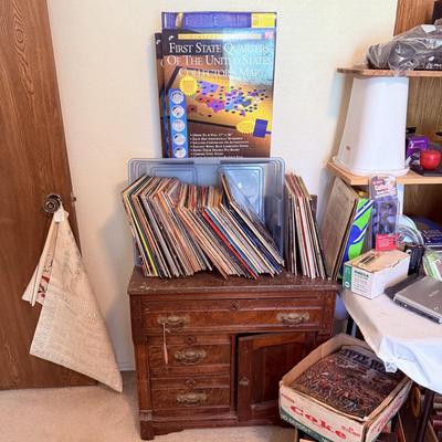Sale Photo Thumbnail #102: Note: Table & shelving are not included. (Used for display purposes)

NO CHERRY PICKING or taking ONLY the items you want and leaving the rest! Please arrive with enough time to load. Bring boxes/any tools to assemble /dolly/people to help load/etc.
- Que