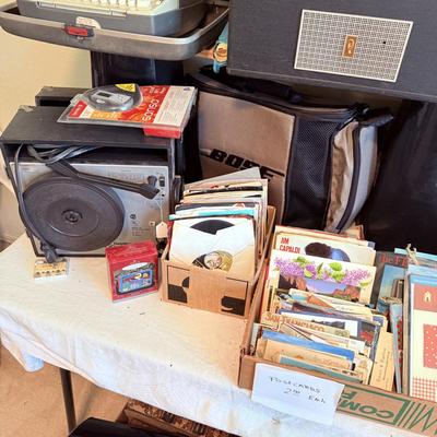 Sale Photo Thumbnail #109: Note: Table & shelving are not included. (Used for display purposes)

NO CHERRY PICKING or taking ONLY the items you want and leaving the rest! Please arrive with enough time to load. Bring boxes/any tools to assemble /dolly/people to help load/etc.
- Que