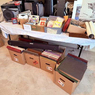 Sale Photo Thumbnail #108: Note: Table & shelving are not included. (Used for display purposes)

NO CHERRY PICKING or taking ONLY the items you want and leaving the rest! Please arrive with enough time to load. Bring boxes/any tools to assemble /dolly/people to help load/etc.
- Que