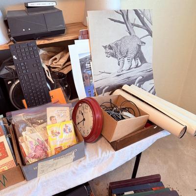Sale Photo Thumbnail #110: Note: Table & shelving are not included. (Used for display purposes)

NO CHERRY PICKING or taking ONLY the items you want and leaving the rest! Please arrive with enough time to load. Bring boxes/any tools to assemble /dolly/people to help load/etc.
- Que