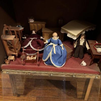 Miniature Doll Display Case