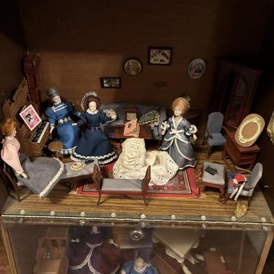 Miniature Doll Display Case