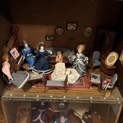 Miniature Doll Display Case