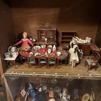 Miniature Doll Display Case