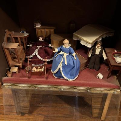 Miniature Doll Display Case