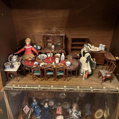 Miniature Doll Display Case