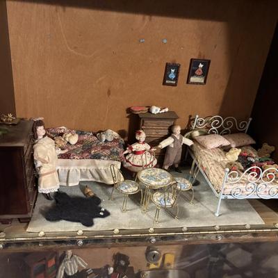 Miniature Doll Display Case