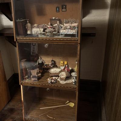 Miniature Doll Display Case