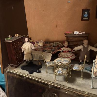 Miniature Doll Display Case