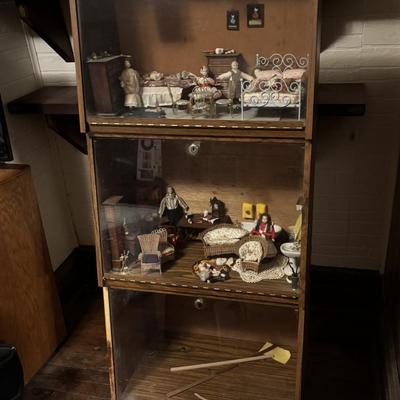 Miniature Doll Display Case