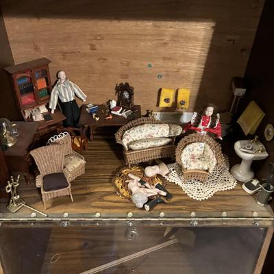 Miniature Doll Display Case
