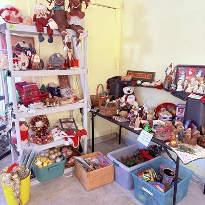 Sale Photo Thumbnail #237: Note: Shelving & the table are not included.
 
NO CHERRY PICKING or taking ONLY the items you want and leaving the rest! Please arrive with enough time to load. Bring boxes/any tools to assemble /dolly/people to help load/etc.
- Questions? Call Shawn at (