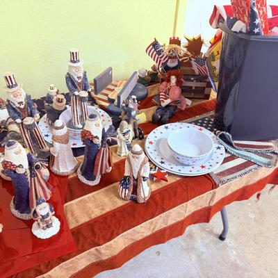 Lot 34: Belsnickle Fourth of July Decor, Christmas Decor & More