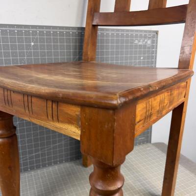 TEAK Side Chair, Rustic 