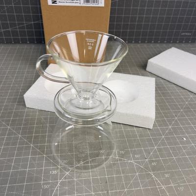 Glass Coffee Dripper Set NEW 