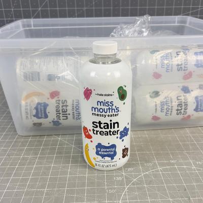A Dozen Bottles of Miss Mouths Stain Treater 