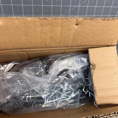 3-1/2 Boxes of PEG BOARD Hooks NEW 