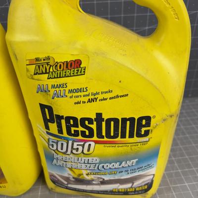 Anti  Freeze - 2 full Gallons and 1 quart of cleaner 