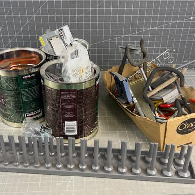 Buckets and Boxes of HARDWARE! All manner of! 