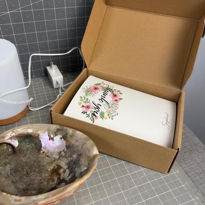 Make Your House a HOME Starter Kit: Hour Glasses, Diffuser, Sage Burning Bowl. 