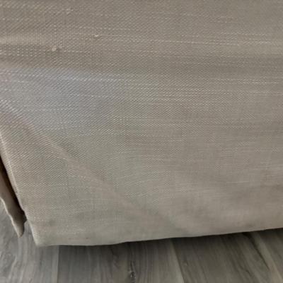 ELEMENTS Sectional Sofa White Fabric 