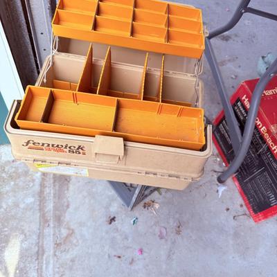 Lot 35: Car Parts, Kitchen ware, Fishing boxes & More