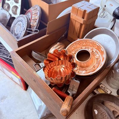 Lot 35: Car Parts, Kitchen ware, Fishing boxes & More