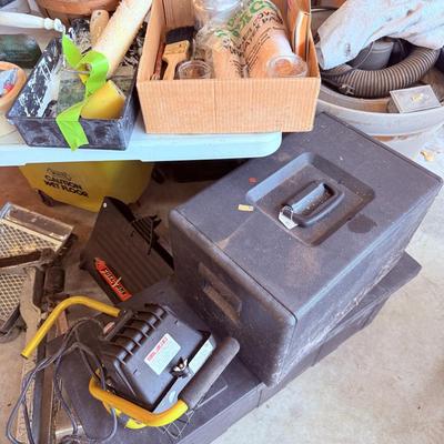 Lot 38: Shop Vac, Yard Tools, Head Board & More
