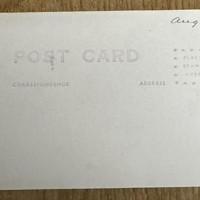 rppc BUFFALO BILL CODY PAHASKA TEPEE YELLOWSTONE 1930