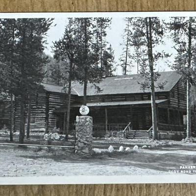rppc BUFFALO BILL CODY PAHASKA TEPEE YELLOWSTONE 1930