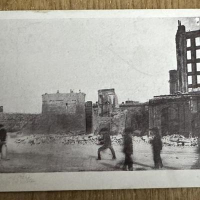 rppc SAN FRANCISCO AFTER EARTHQUAKE RIEDER PUB 1907