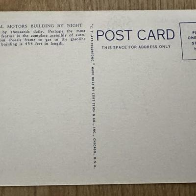 CENTURY OF PROGRESS 1934 CHICAGO WORLD'S FAIR LINEN POSTCARDS pair