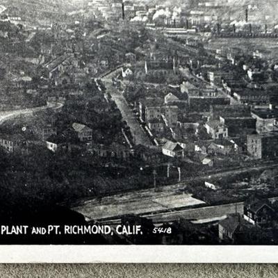 rppc STANDARD OIL PLANT and PT. RICHMOND CALIF c1909