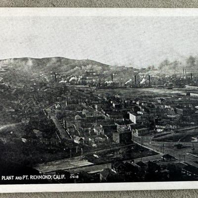 rppc STANDARD OIL PLANT and PT. RICHMOND CALIF c1909