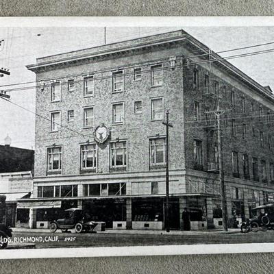 photo postcard ELKS BLDG RICHMOND CALIF 1910s 5426