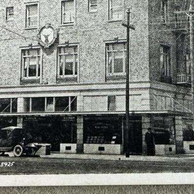 photo postcard ELKS BLDG RICHMOND CALIF 1910s 5426