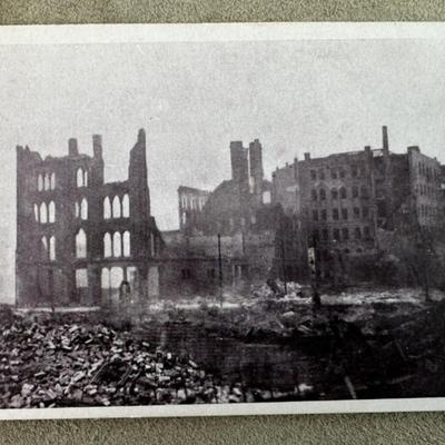 rppc SAN FRANCISCO AFTER EARTHQUAKE LOOKING UP FERRY RIEDER 1907