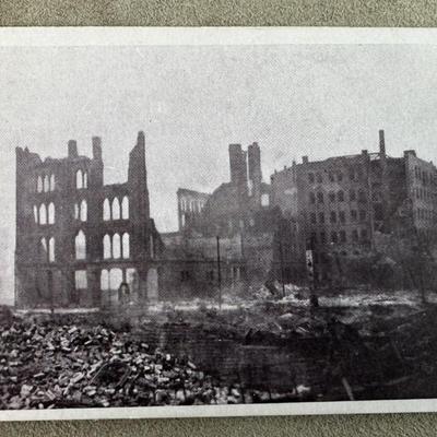 rppc SAN FRANCISCO AFTER EARTHQUAKE LOOKING UP FERRY RIEDER 1907