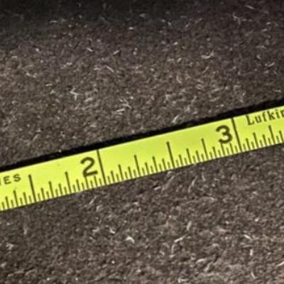 vintage LUFKIN ADVERTISING TAPE MEASURE 6ft NOS