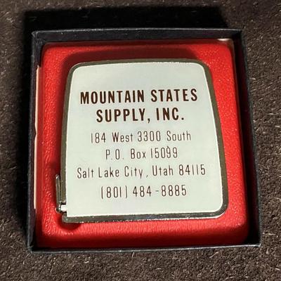 vintage LUFKIN ADVERTISING TAPE MEASURE 6ft NOS