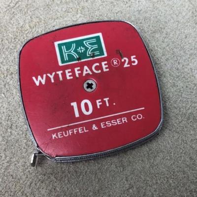 vintage KEUFFEL & ESSER 10FT TAPE MEASURE