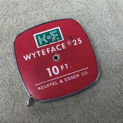 vintage KEUFFEL & ESSER 10FT TAPE MEASURE