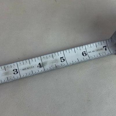 vintage EVANS 10 FT WHITE-TAPE KING-SIZE TAPE MEASURE
