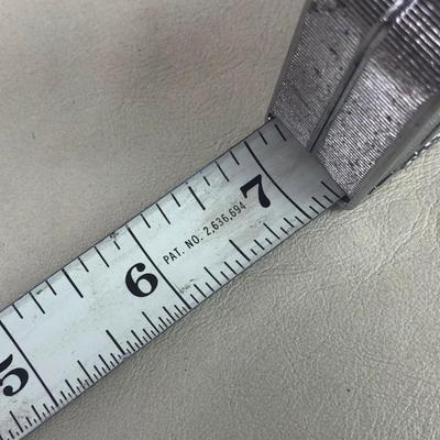 vintage EVANS 10 FT WHITE-TAPE KING-SIZE TAPE MEASURE