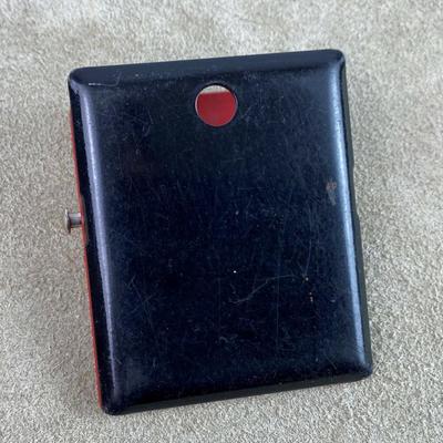 vintage BROWN & BIGELOW Advertising Metal Hinge Clip Receipt Holder 