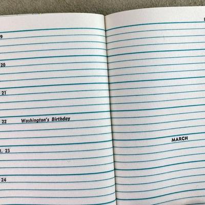 1956 DAILY POCKET DIARY GENERAL ELECTRIC TECH DATA 