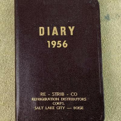 1956 DAILY POCKET DIARY GENERAL ELECTRIC TECH DATA 