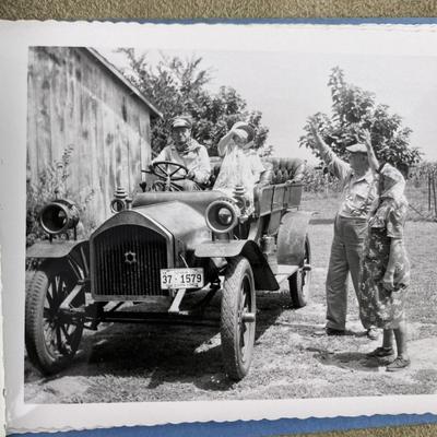 1906 NORTHERN AUTOMOBILE TOURING CAR SNAPSHOT ALBUM IOWA 1955