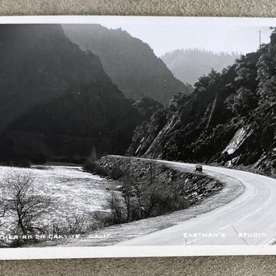 rppc FEATHER RIVER CANYON CALIF EASTMAN'S STUDIO 1940s
